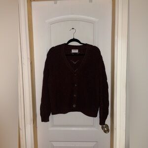 Old Navy - Brown Button Sweater